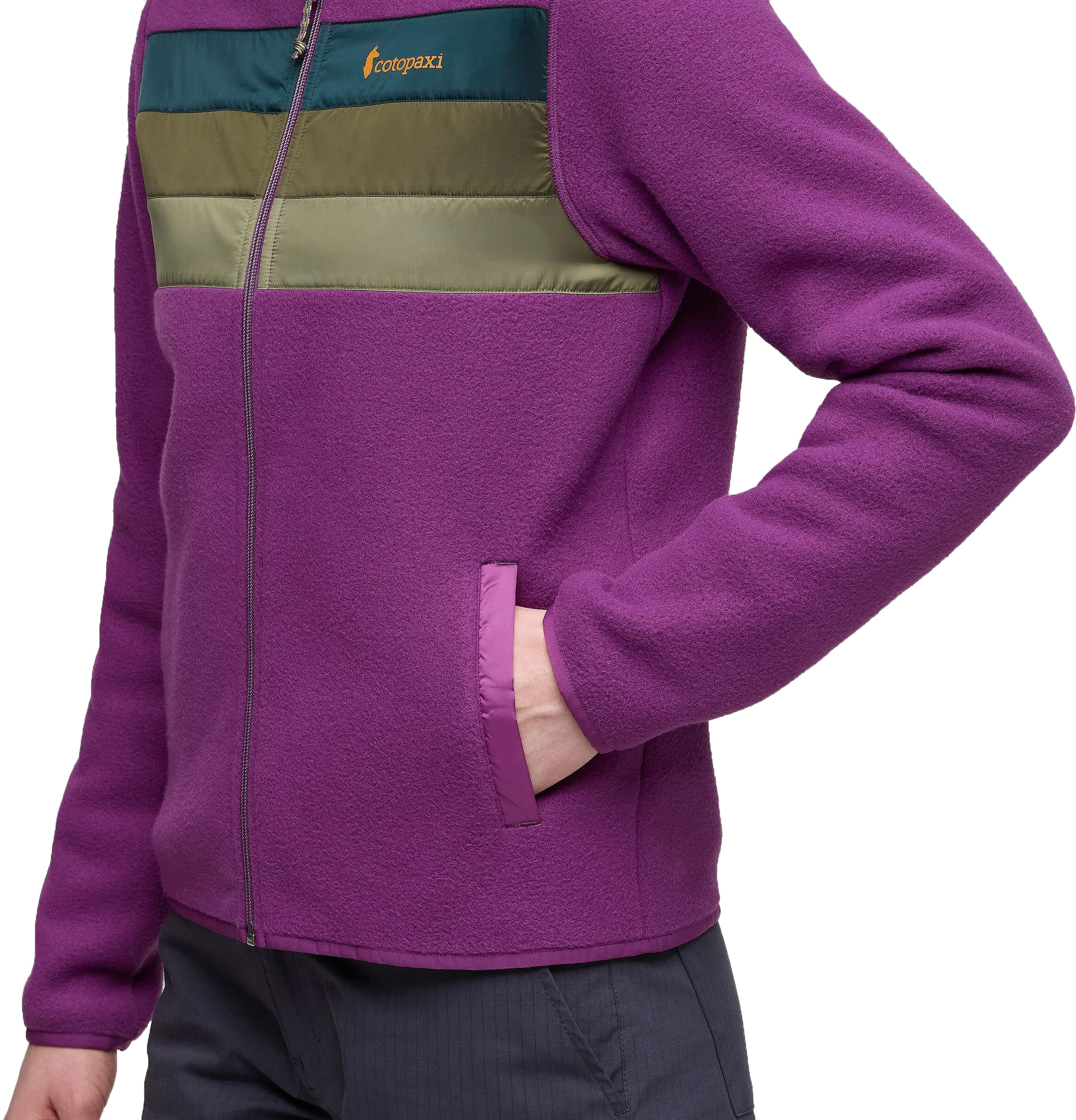 Teca Fleece Full-Zip Jacket Dame