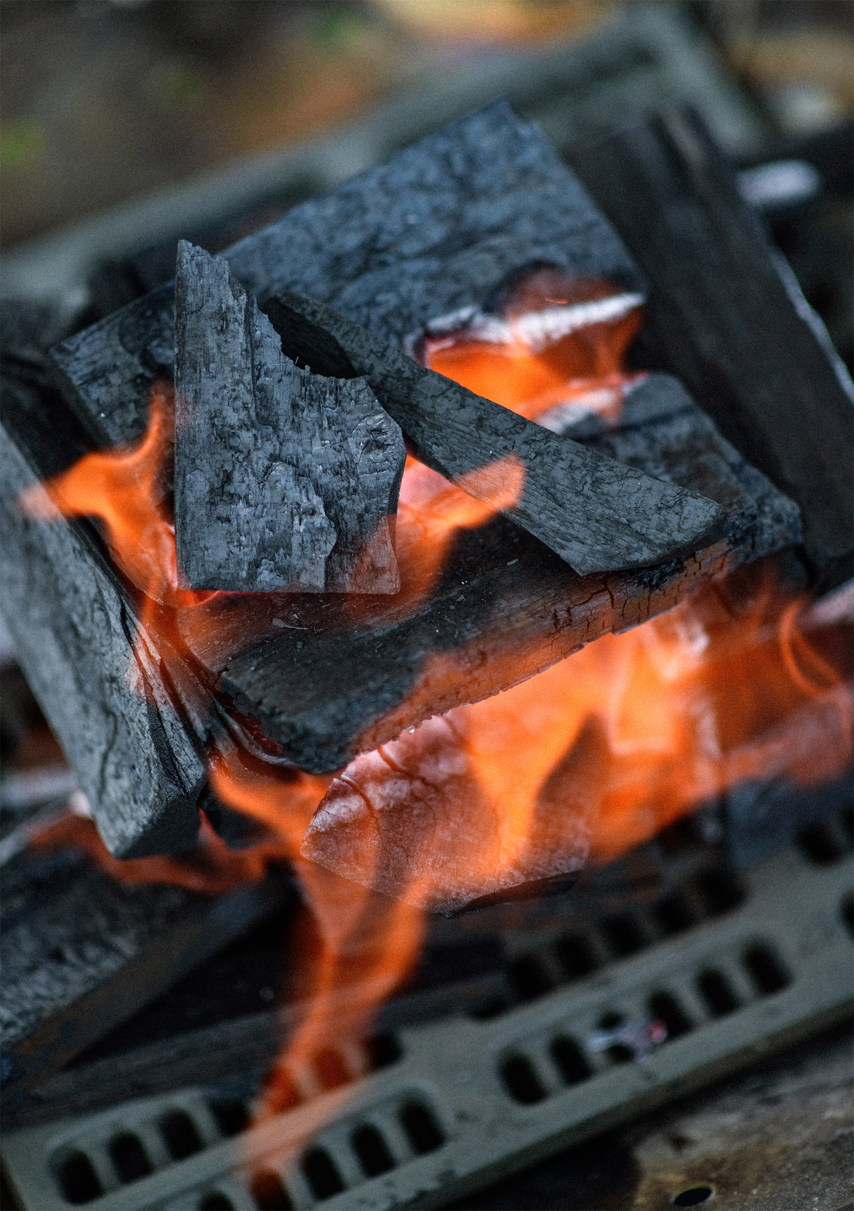 Fireplace Cast Iron Coal Bed Large