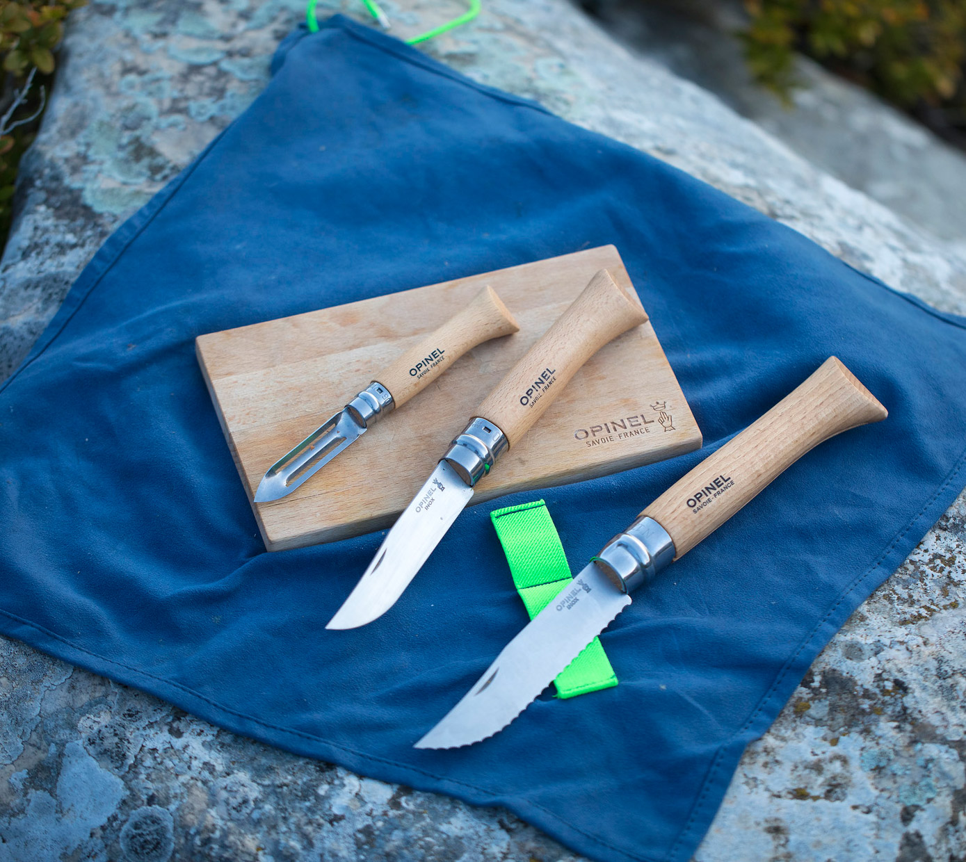 Nomad Cooking Kit Opinel brands