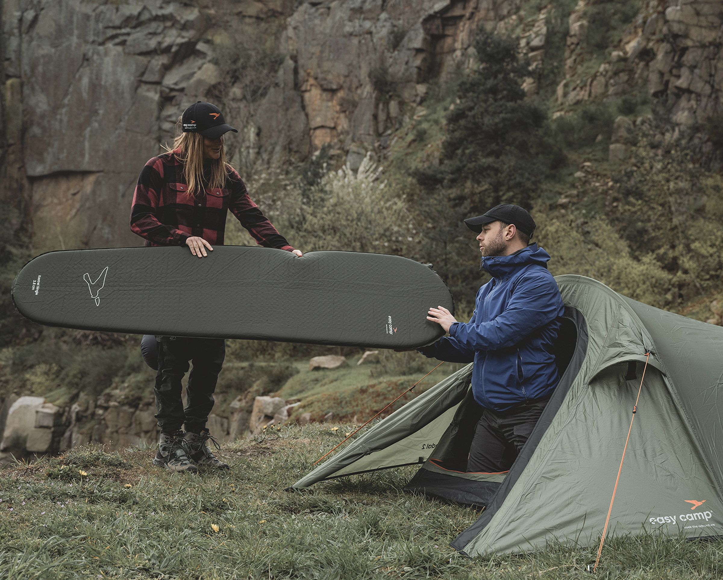 Kestrel Mat Single 3.8 cm Selvoppustende Liggeunderlag