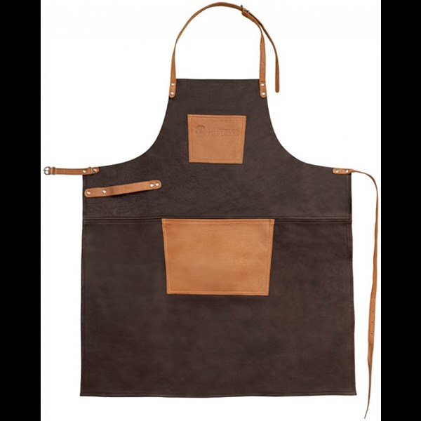 Buff Leather Apron with Neck Loop