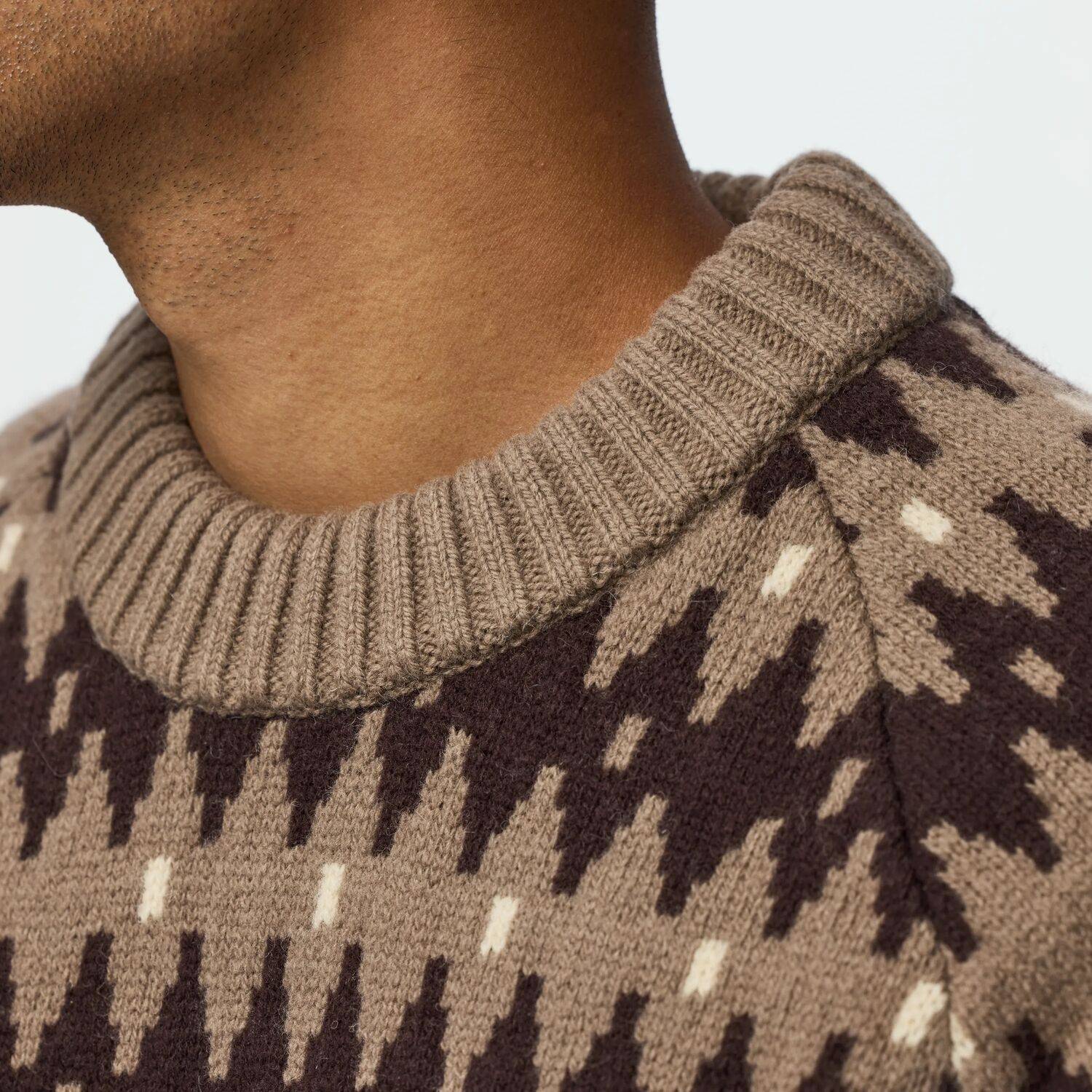 Övik Jacquard Knit Herre