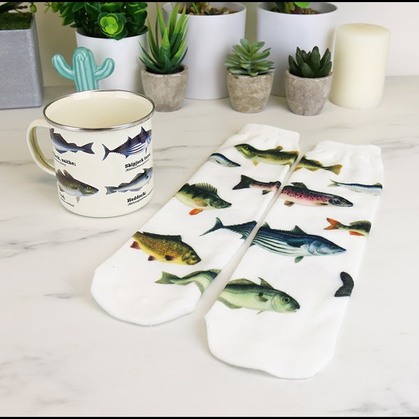 Mug and Socks Fish Set