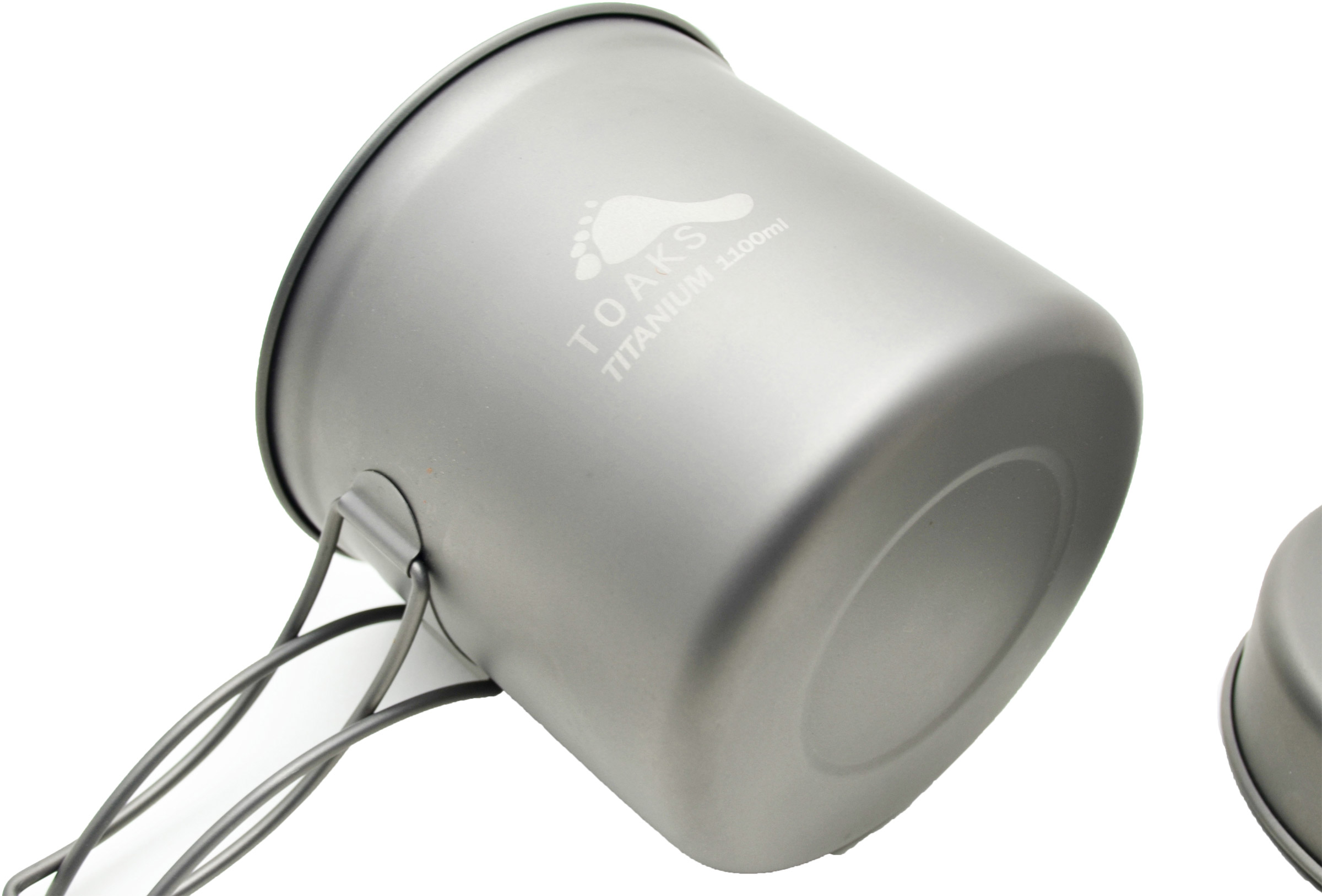 Titanium 1100 ml Pot with Pan