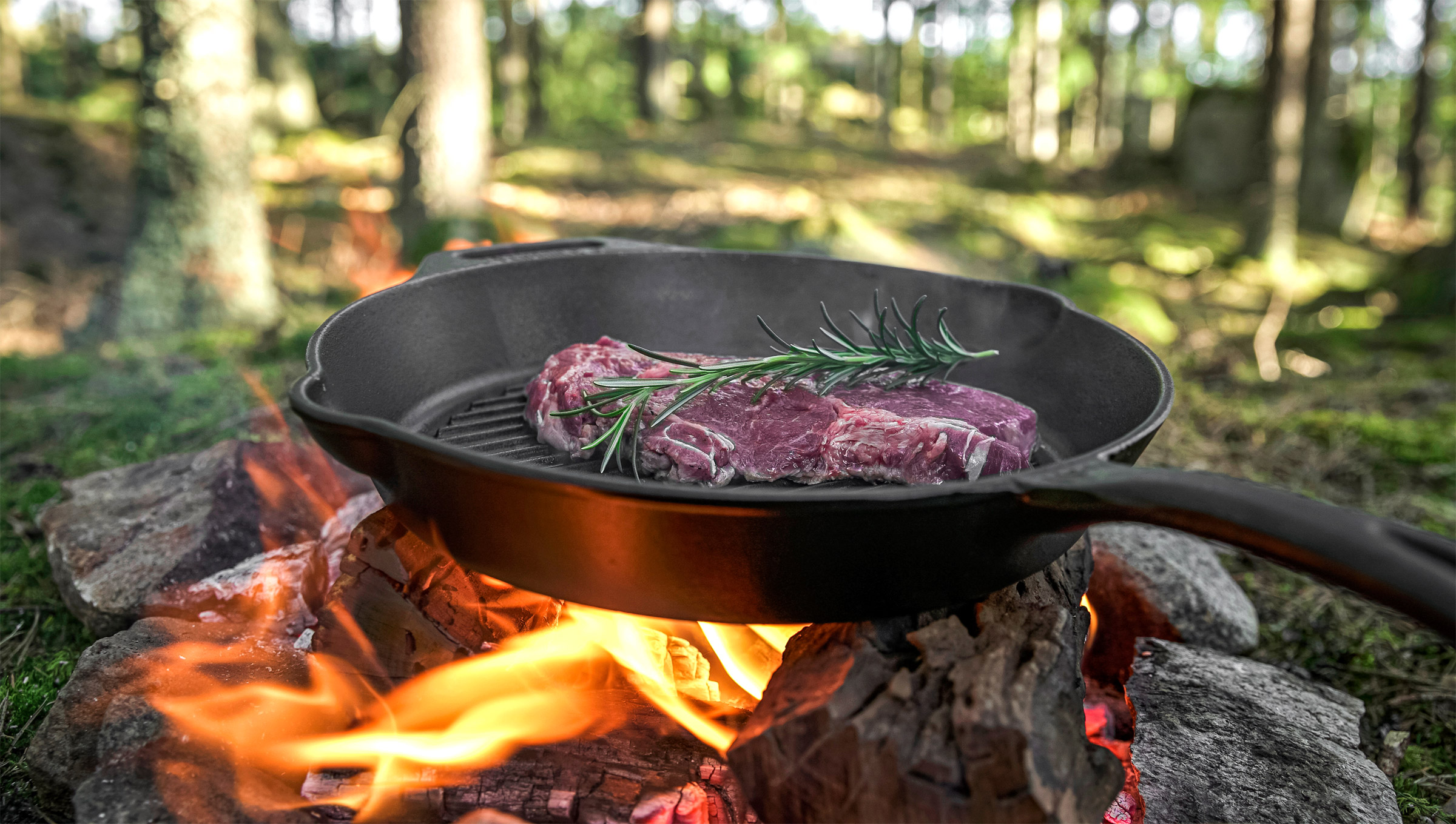 Grill Fire Skillet w/One Handle GP30