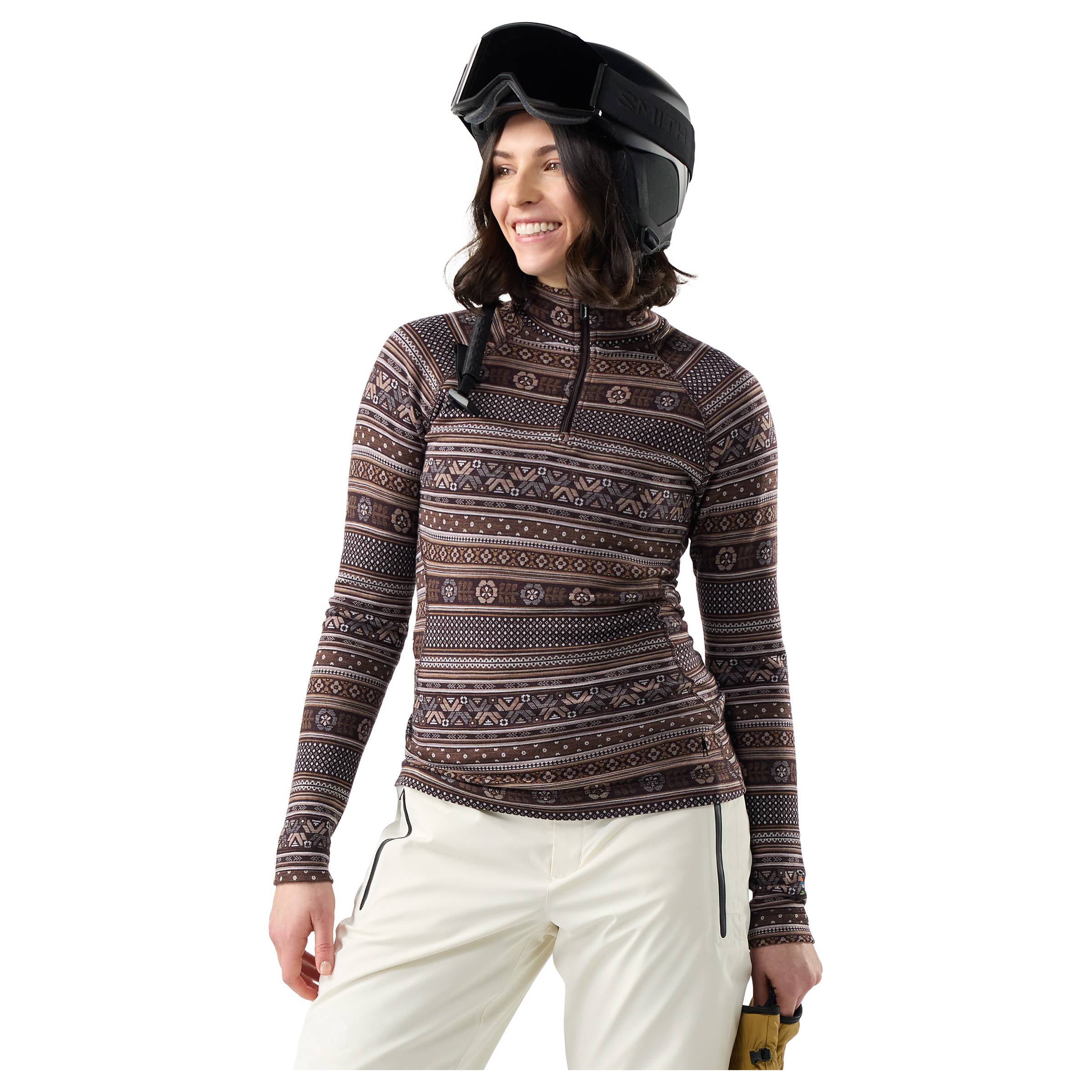 Thermal Merino Base Layer 1/4 Zip Dame SmartWool beklaedning