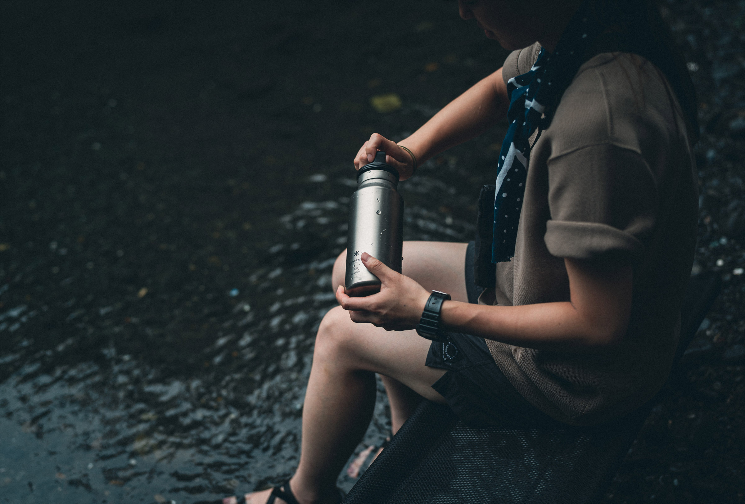 Titanium Aurora Bottle 800 Drikkeflaske