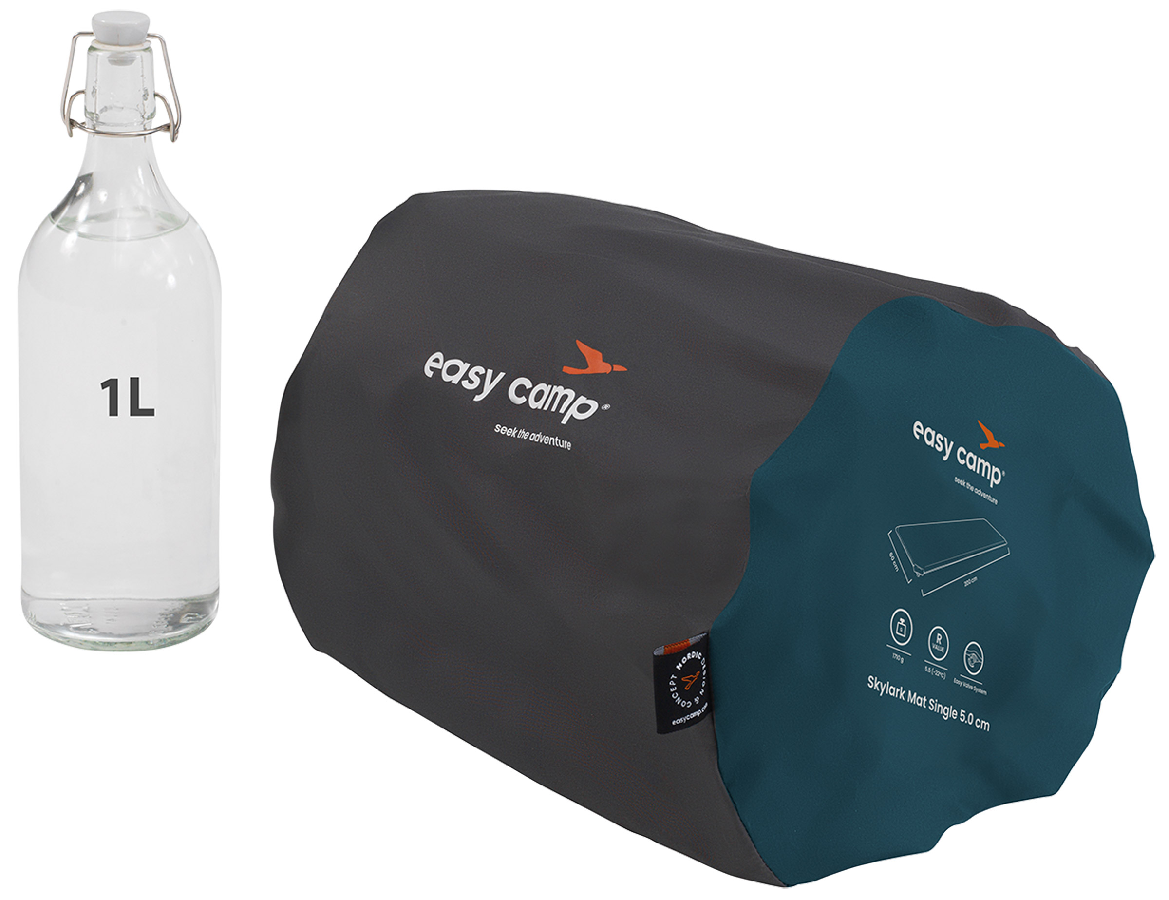 Skylark Mat Single 5.0 cm Selvoppustende Liggeunderlag