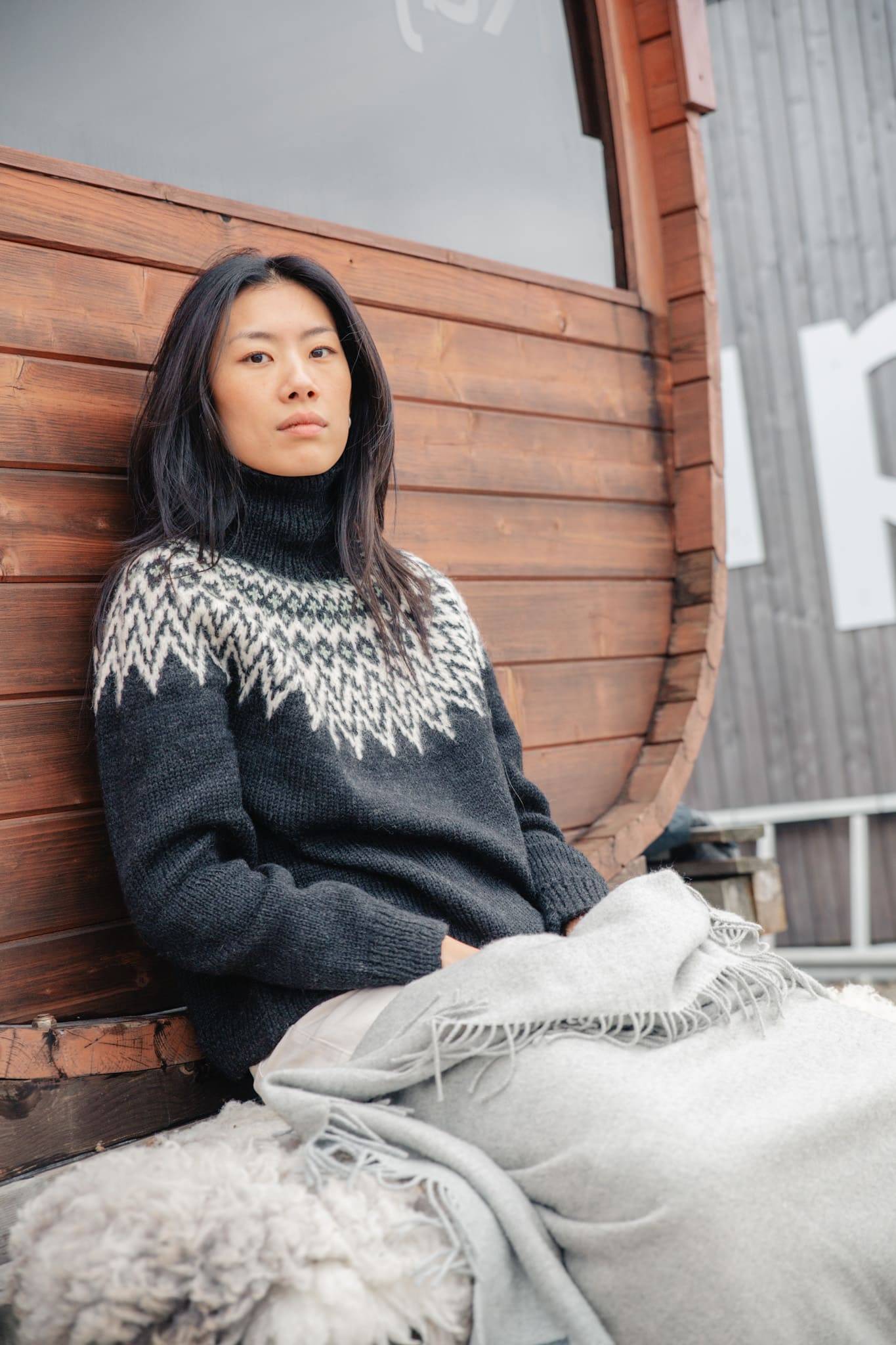 Che Che Sweater High Neck Dame