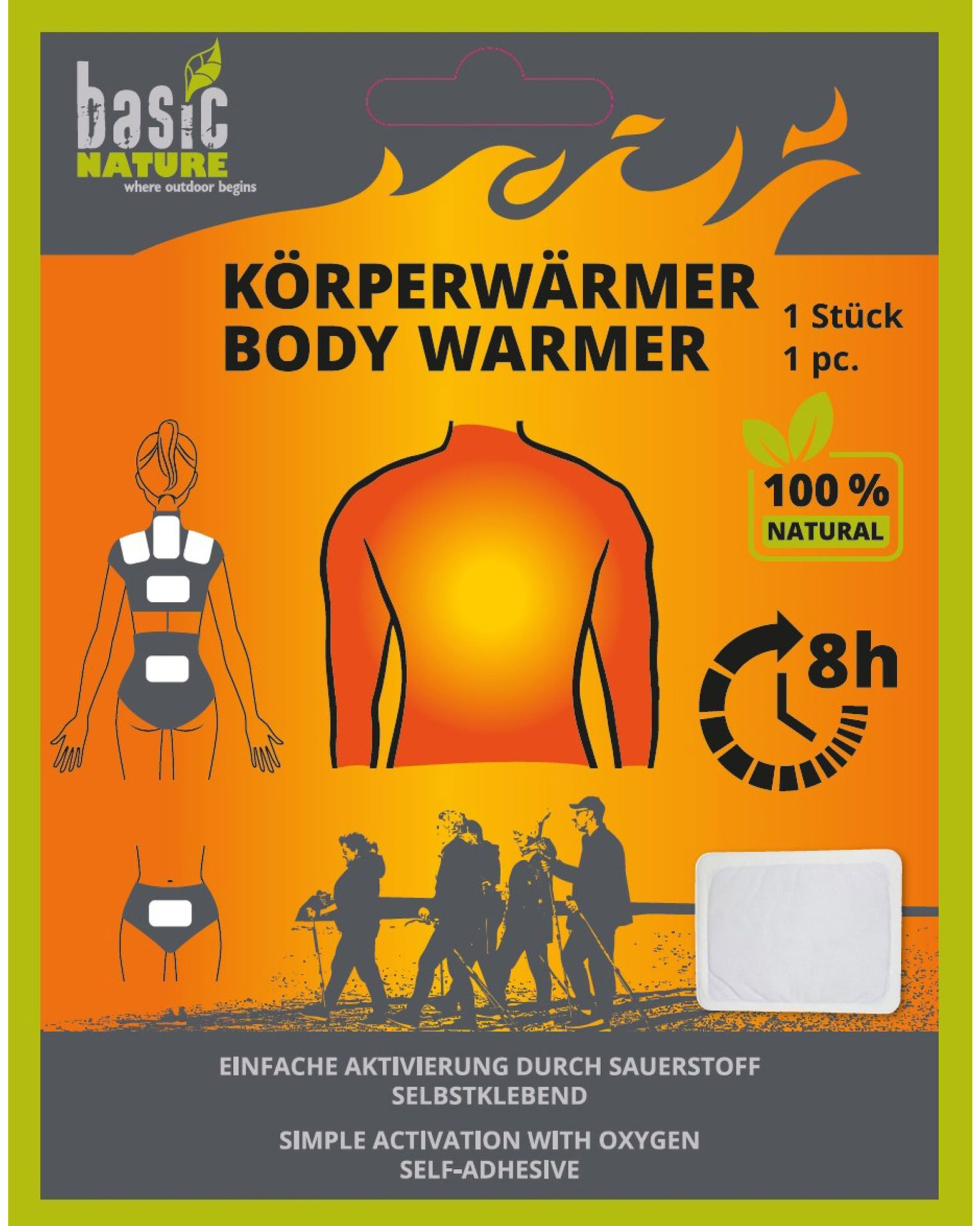 Kropsvarmer 1 stk BasicNature udstyr
