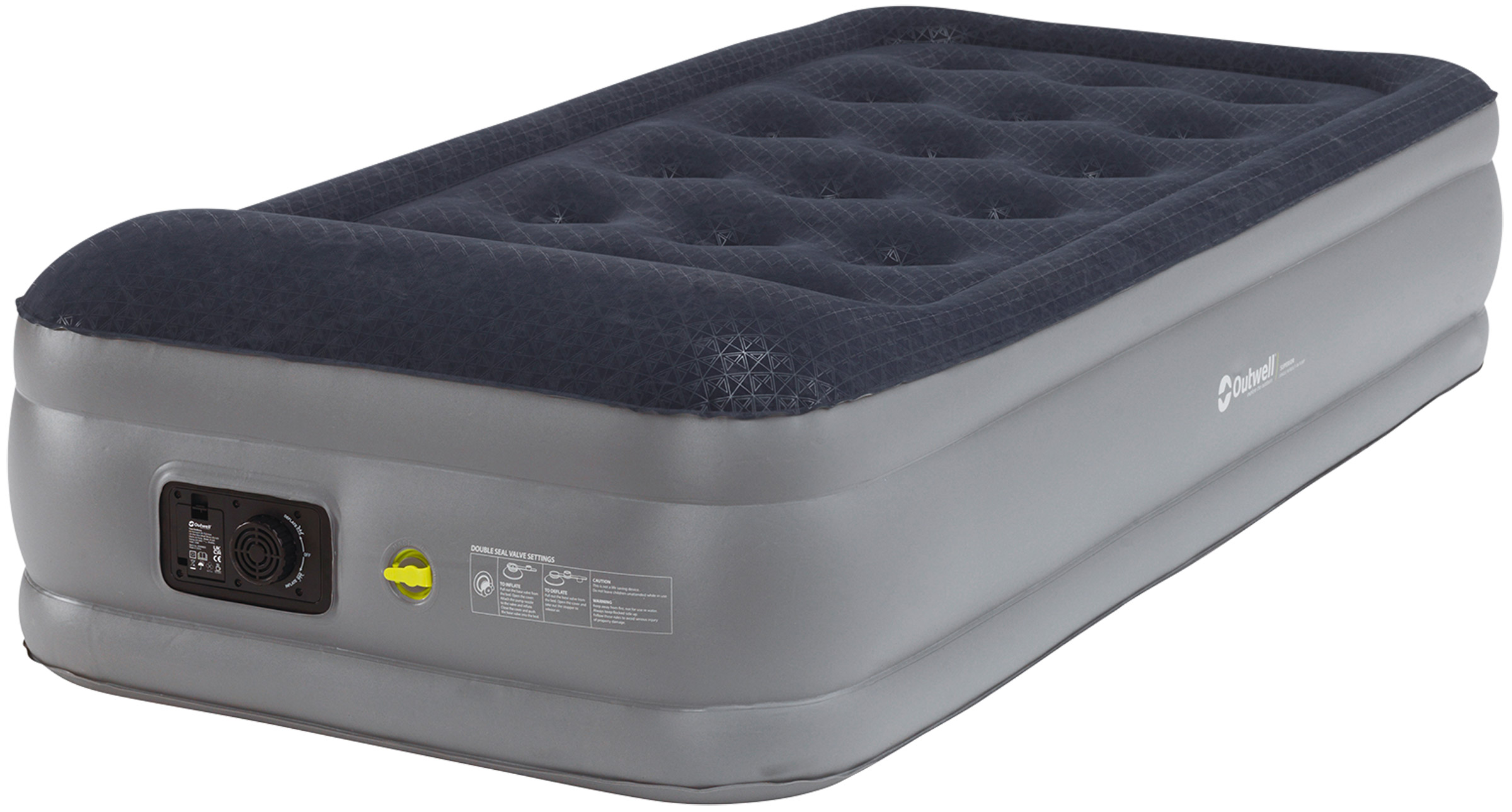 Superior Single m. Indbygget Pumpe Luftmadras Outwell glamping