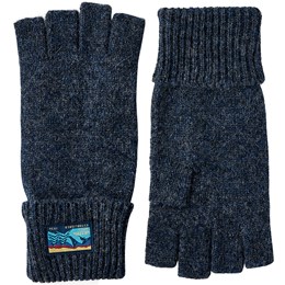 Hestra Raggwool Half Finger Unisex 6 Blå Handsker & luffer