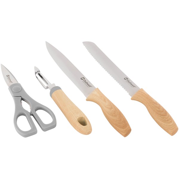 Chena Knife Set w/Peeler & Scissors Outwell Kogegrej