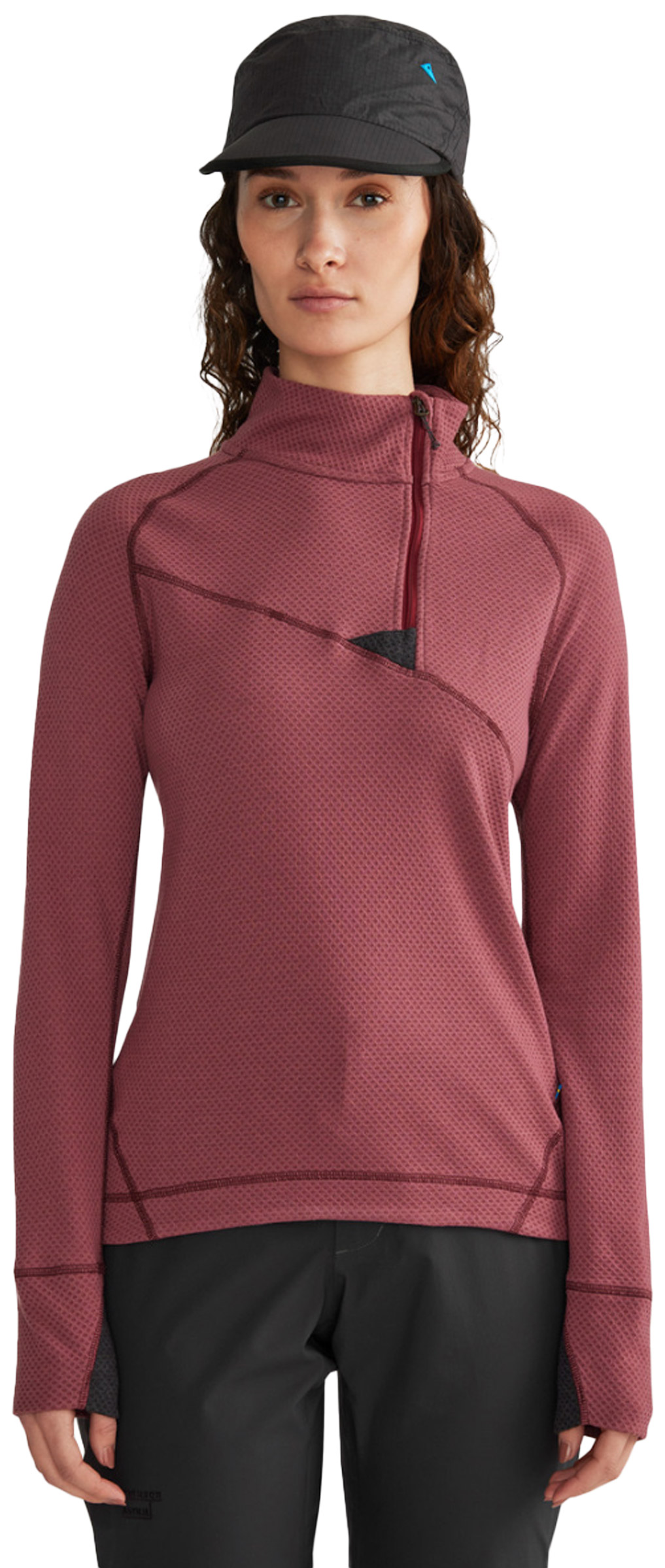 Huge Half Zip Sweater Dame Klättermusen dame