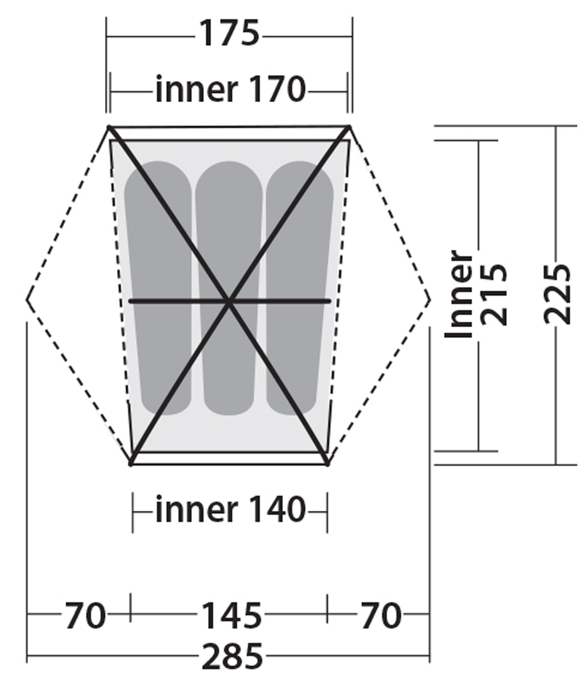 Seeker 3 LW, 3-Personers Telt