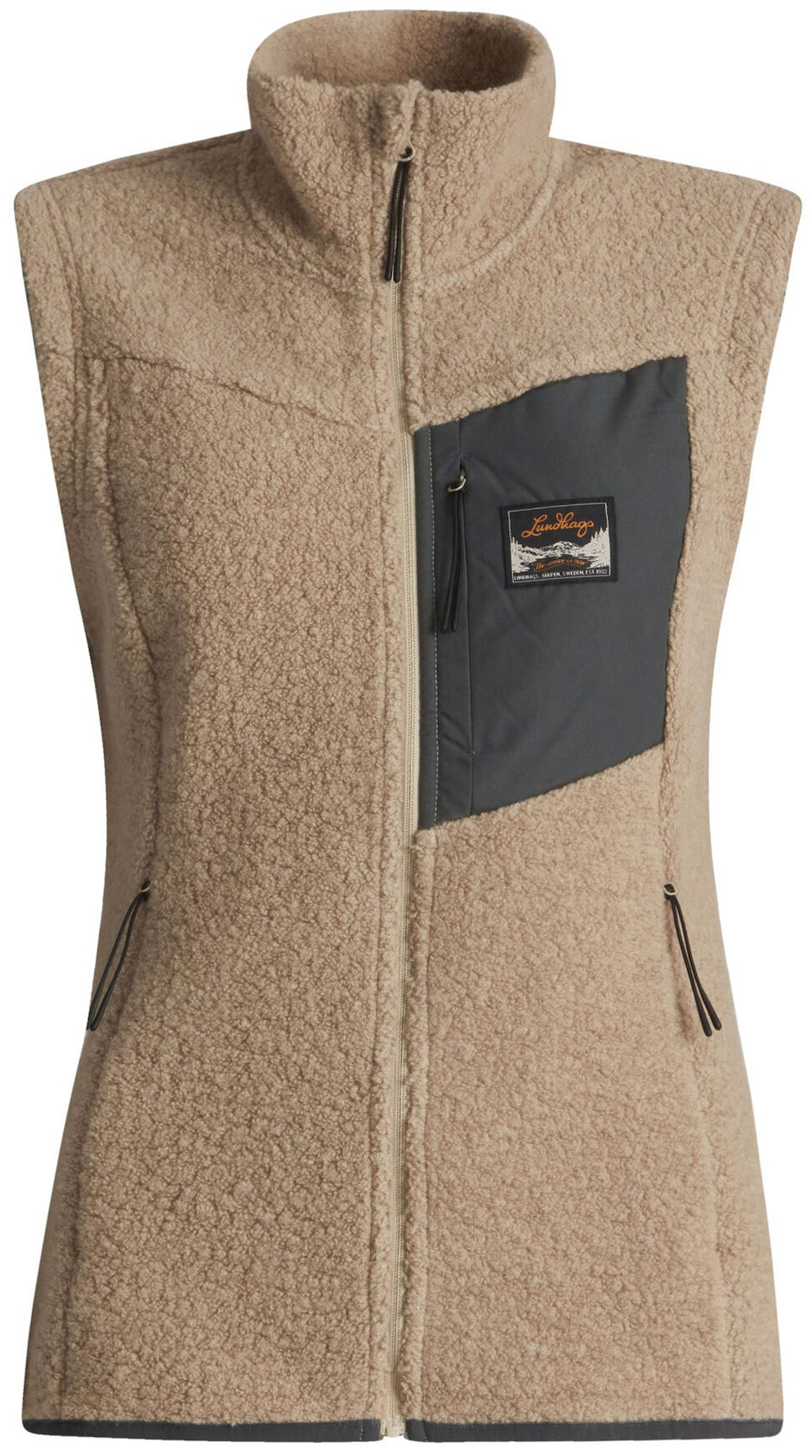 Flok Wool Pile Vest Dame Lundhags brands