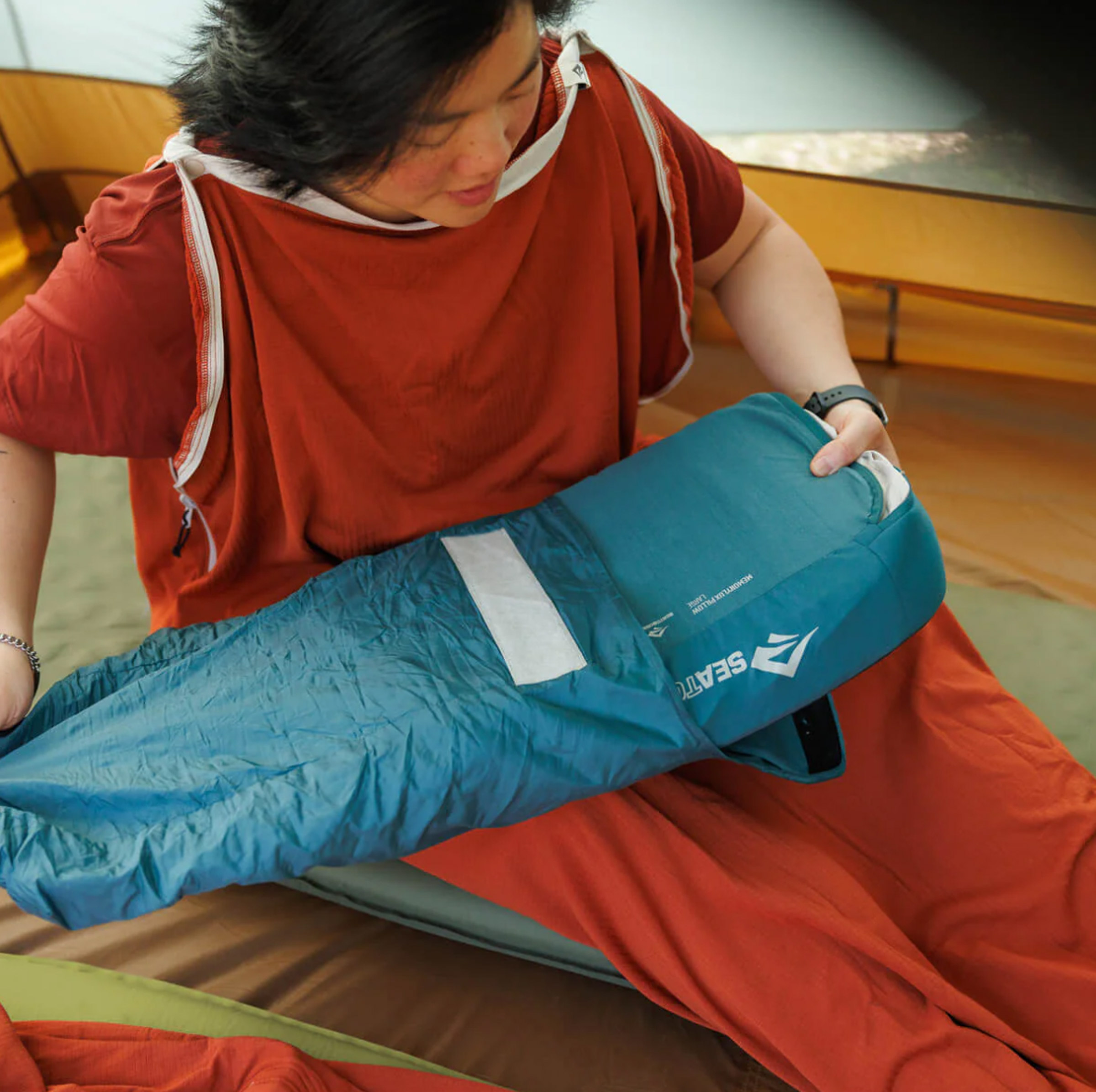 Memory Lux Pillow Large Selvoppustende Hovedpude