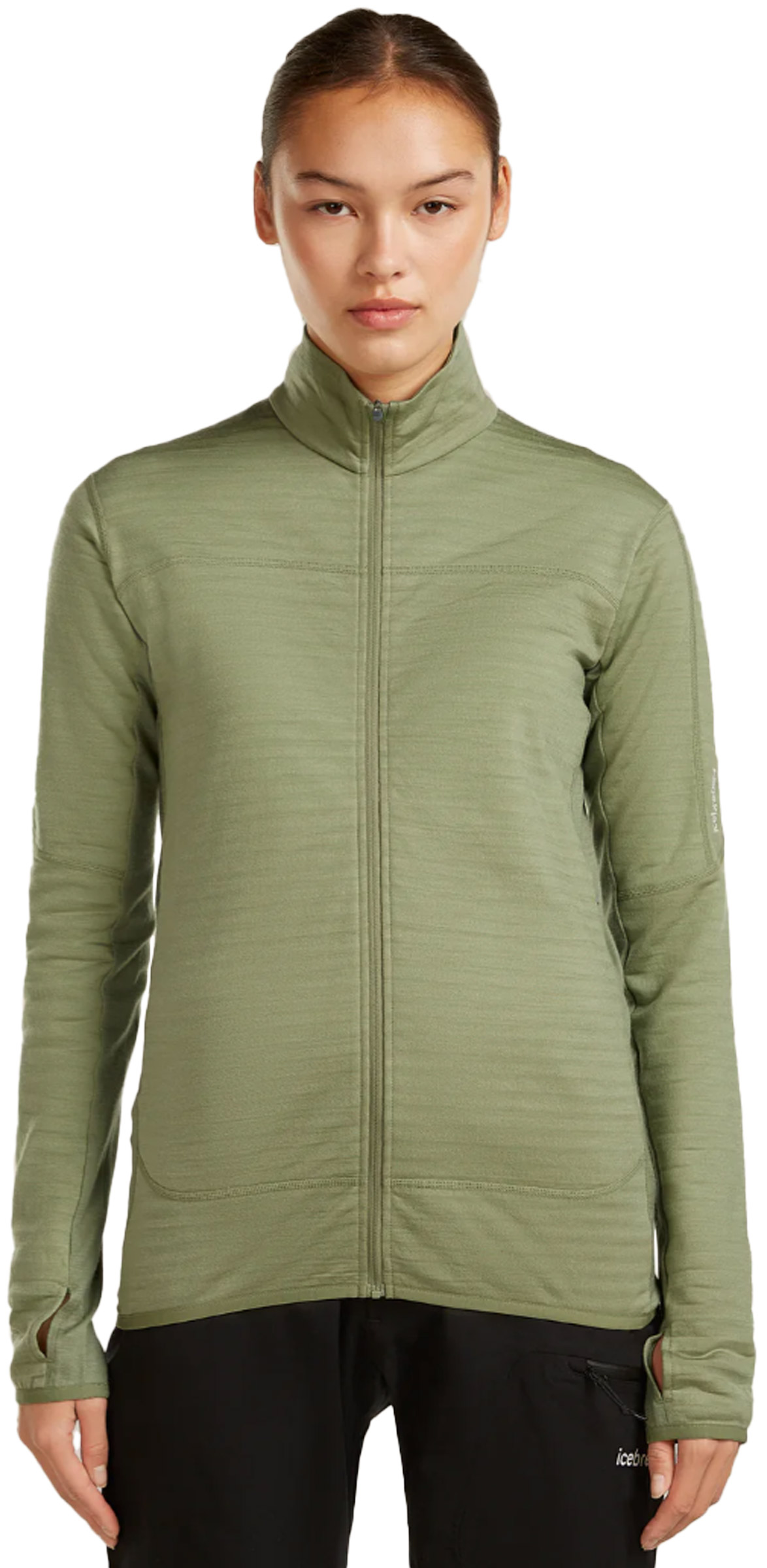 Merino Blend 300 RealFleece Descender LS Zip Dame Icebreaker beklaedning