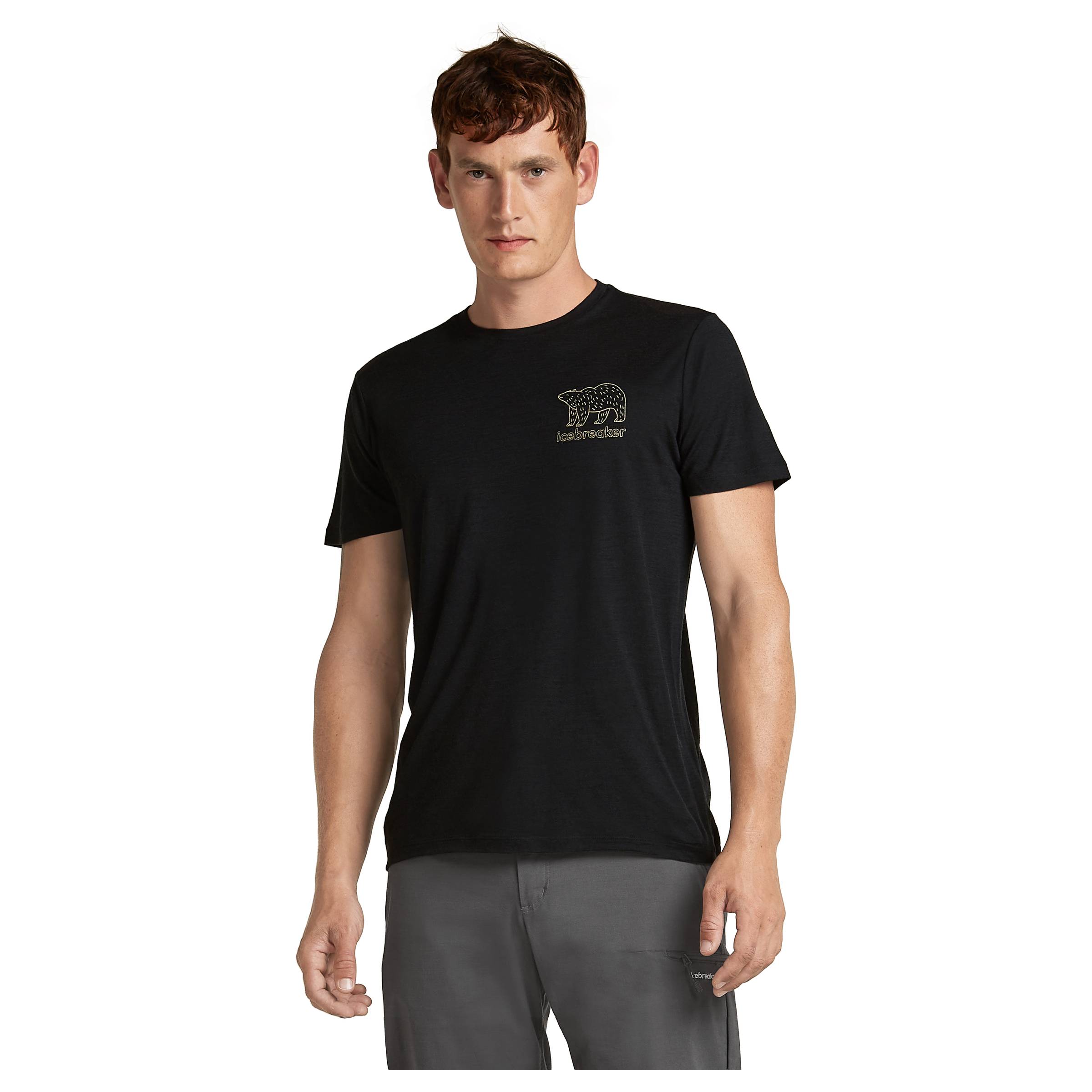 Merino 150 Tech Lite SS Tee Forest Footsteps Herre Icebreaker herre